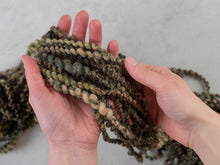Load image into Gallery viewer, Forest 1 Handspun Art Yarn 27yds
