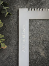 Load image into Gallery viewer, Recycled Acrylic Bookmark/Bracelet Loom -Frosted White