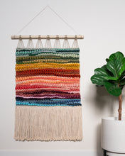 Load image into Gallery viewer, Rainbow Woven Wall Hanging