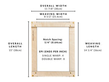 Load image into Gallery viewer, Beginners Weaving Kit in Off White, Beige & Light Brown