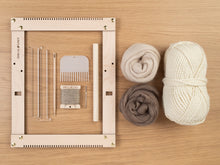 Load image into Gallery viewer, Beginner's Weaving Kit - Natural, Beige, Light Brown
