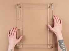 Load image into Gallery viewer, Recycled Acrylic Flat Pack Frame Loom