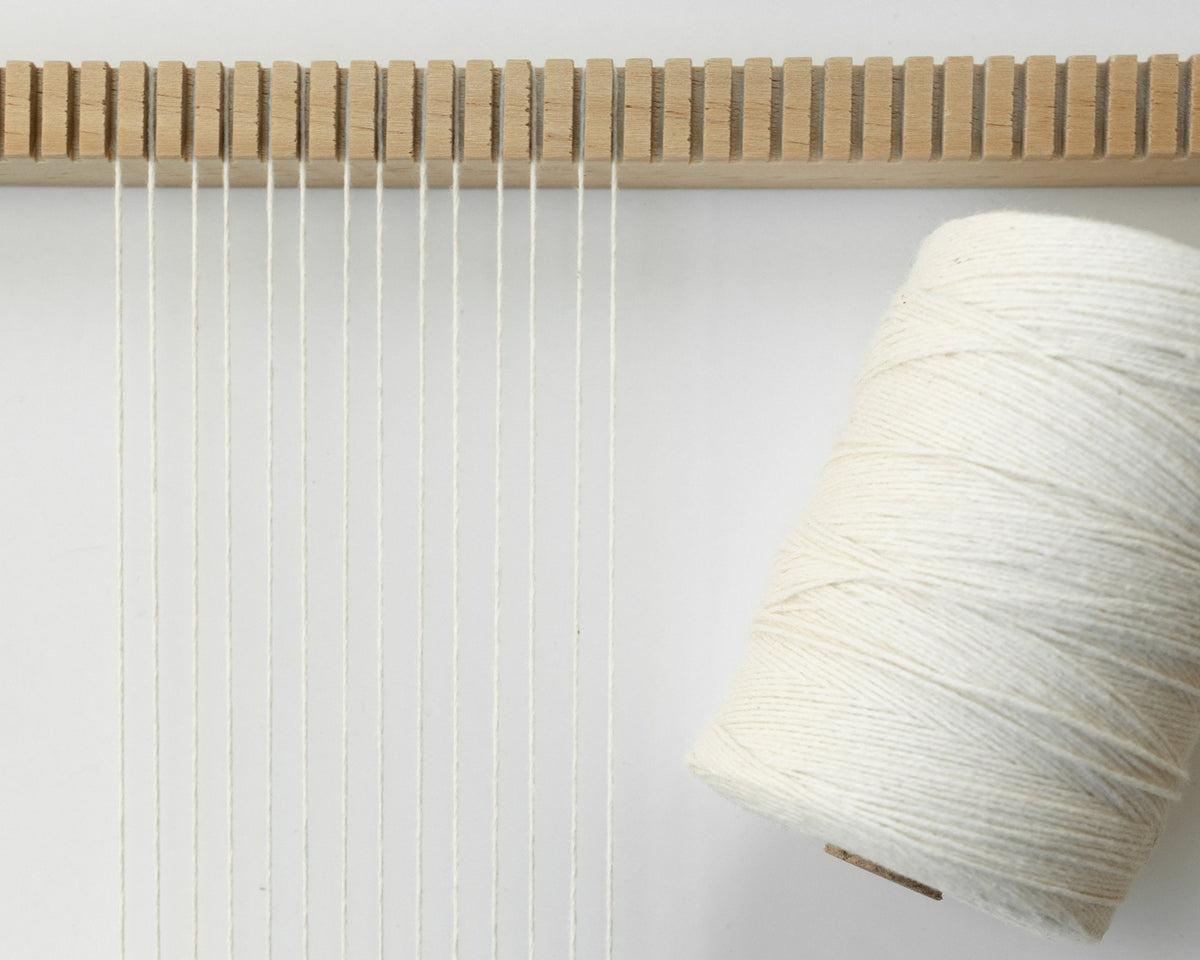 4/8 Denim Blue Cotton Warp String – Spruce & Linen