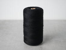 Load image into Gallery viewer, 8/8 Black Cotton Warp String