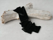 Load image into Gallery viewer, Black Silk Velvet Ribbon